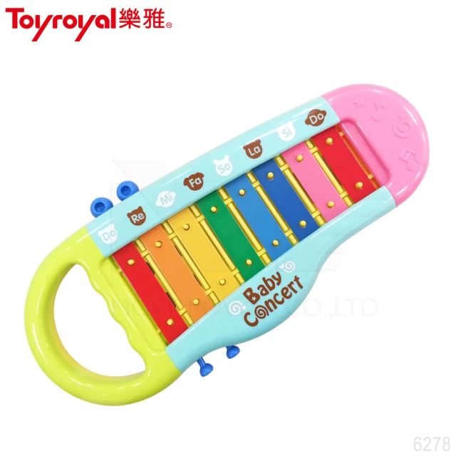 【Toyroyal 樂雅】小樂隊歡樂鐵琴/樂器玩具(樂雅響板鈴鼓鐵琴樂器)