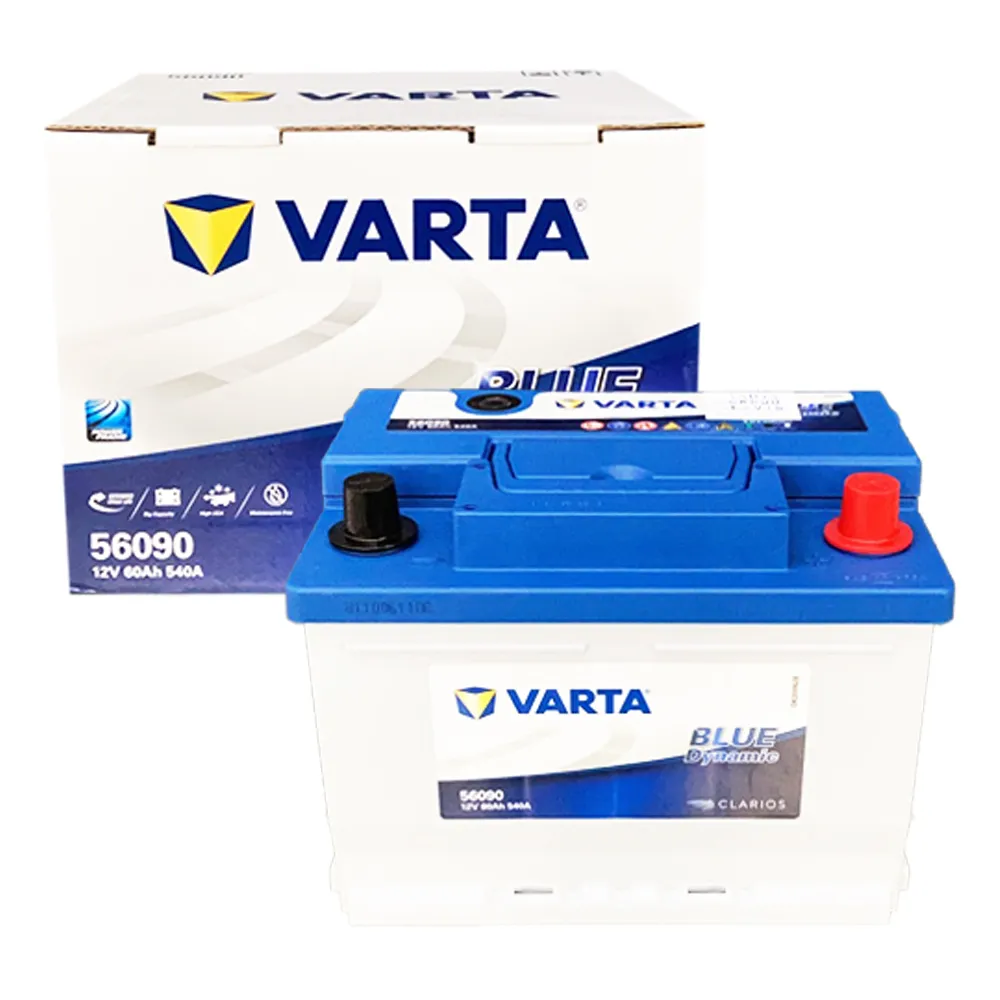 【VARTA 華達】56090 容量60AH LBN2 歐規電池 免加水 銀合金電瓶