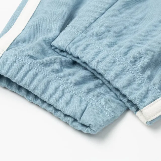 【GAP】女幼童裝 Logo束口鬆緊棉褲-藍色(452257)