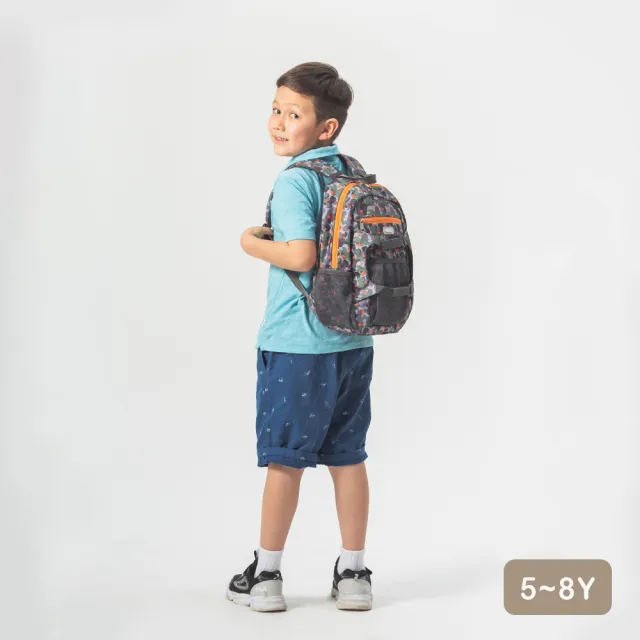 【HUGGER】孩童登山背包 多色可選(小學生輕量防潑水休閒旅行減壓後肩背包可A4書本)