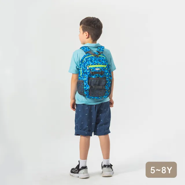 【HUGGER】孩童登山背包 多色可選(小學生輕量防潑水休閒旅行減壓後肩背包可A4書本)