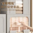 【YOLU】66L 大容量牛津布透明大視窗衣物收納箱 家用被子折疊衣櫃收納盒 整理箱