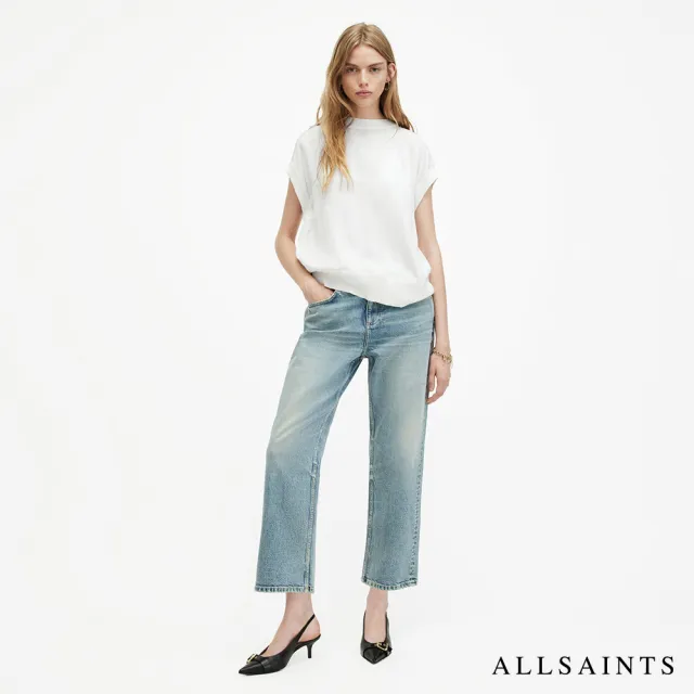 【ALLSAINTS】MARTI 人造絲鉤針編織上衣 WK539Z(常規版型)