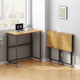 【ONE HOUSE】瑞典加固款免安裝折疊桌-100x50CM (1入) 書桌 電腦桌 邊桌 摺疊桌