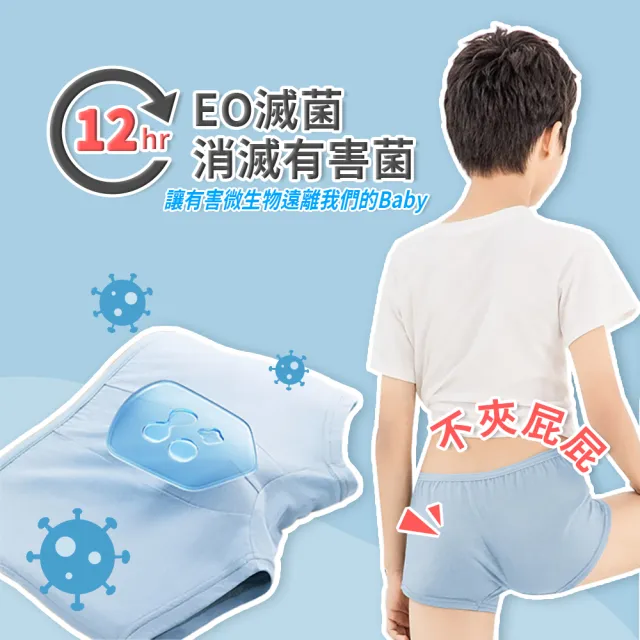 【TBCC】一次性兒童純棉內褲-5件組(滅菌獨立包裝/棉質免洗內褲/旅行必備一次性內褲/超大彈力內褲)