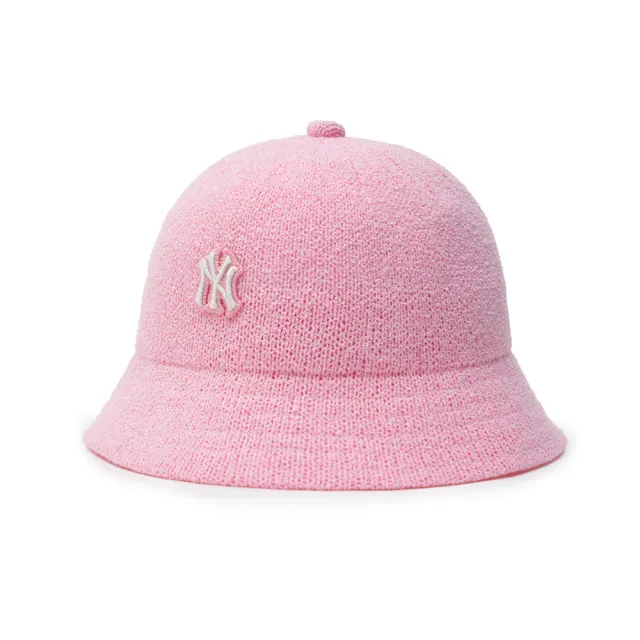 【MLB】童裝 圓頂漁夫帽 鐘型帽 童帽 紐約洋基隊(7AHTB024N-50PKP)