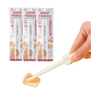 【餐廚用品】懶人專用不沾手零食夾-3入組(食物夾 懶人小筷子 追劇神器 懶人零食夾 餅乾夾 懶人夾 洋芋片夾)