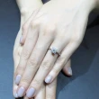 【ALUXE 亞立詩】18K金 鑽石戒指 方正 方形 RW0809