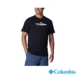 【Columbia 哥倫比亞 官方旗艦】男款-CSC™LOGO短袖上衣-黑色(UAO13630BK/IS)