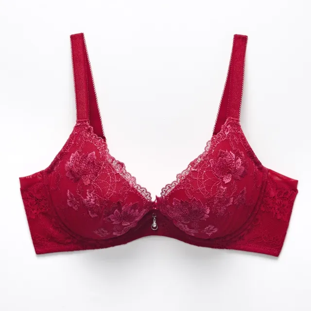 【Wacoal 華歌爾】深V系列-美的相遇 C90.DE70-85罩杯內衣 NB4574RB(戀愛紅)