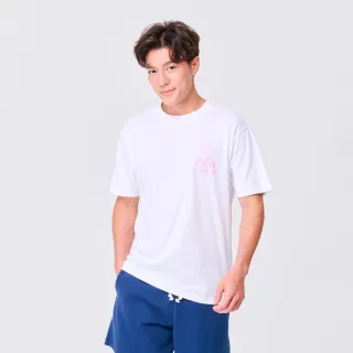 【NEW BALANCE】NB 趣味插圖短袖上衣_男裝_白色_AMT31562WT(亞版 版型正常)