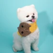 【QIDINA】可愛狐狸頭保暖寵物圍巾(寵物配件 寵物衣服 寵物領巾  寵物口水巾)