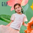 【GAP】女童裝 Logo圓領短袖T恤-白色(890404)