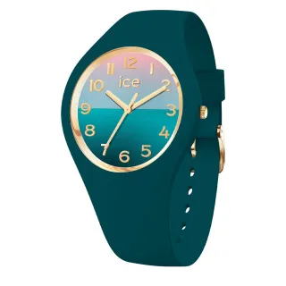 【Ice-Watch】地平線漸層系列 超薄矽膠錶帶 40mm 3H(墨綠色)