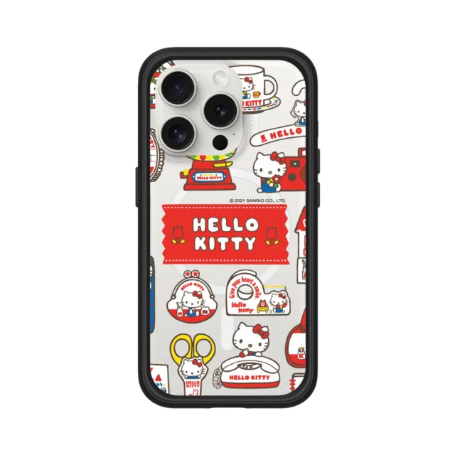 【RHINOSHIELD 犀牛盾】iPhone 13 mini/Pro/Max Mod NX MagSafe兼容 手機殼/Sticker-生活小物(Hello Kitty)