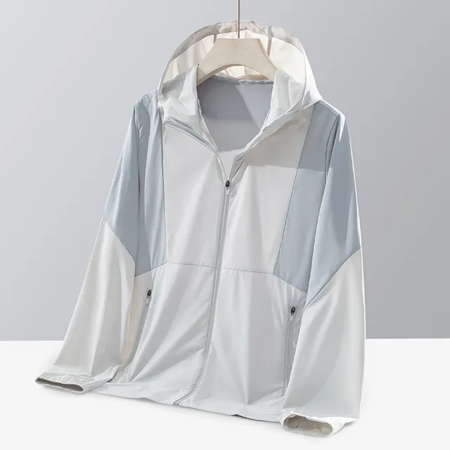 【巴黎精品】現貨+預購 防曬外套速乾冰絲連帽外套(男女防曬衣7色v1az24)