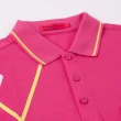 【ROBERTA 諾貝達】男裝 休閒短袖POLO衫-桃紅(微笑MIT 台灣製)