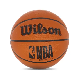 【WILSON】NBA NO.7 DRV 系列 橘 黑 橡膠 室外 籃球 7號球(WTB9300XB07)