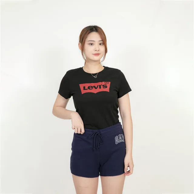 【LEVIS】Levis 女短T  現貨 短袖 T恤 上衣 寬鬆 短袖 圓領 飄逸 短T 17369(短袖 T恤7349AT3)