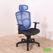 【DFhouse】肯尼斯電腦辦公椅(藍色)