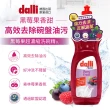 【Dalli】黑莓果香氛高效去油汙超濃縮洗碗精(1L*12)