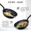 【Tefal 特福】璀璨系列28CM多用不沾鍋深平鍋/炒鍋型+玻璃蓋