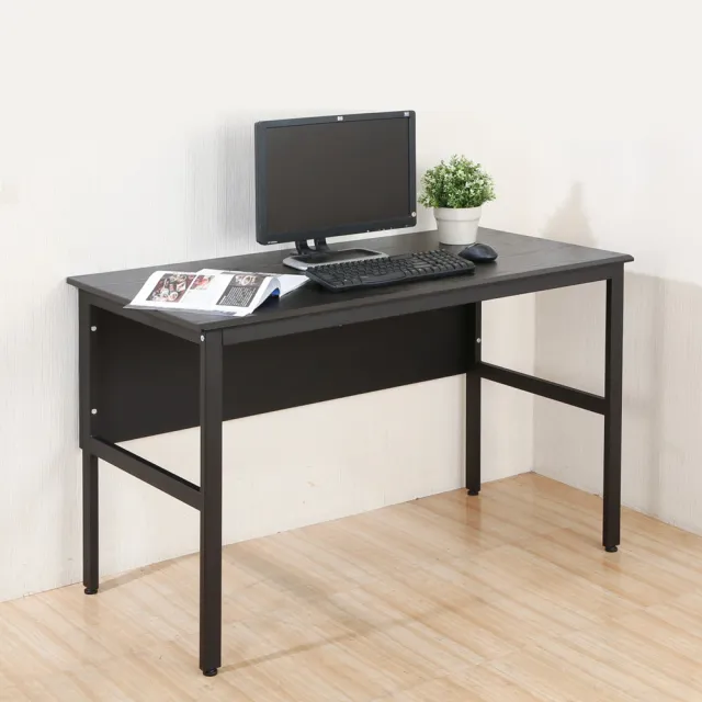【DFhouse】頂楓120公分電腦辦公桌 -黑橡木色