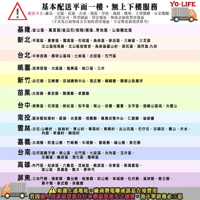 【yo-life】100%台灣製 雙吊六層大衣櫥組-贈防塵套(十色任選122x46x180cm)