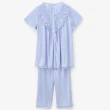 【Wacoal 華歌爾】睡衣-輕奢華系列 M-L超細針織褲裝 NNE60241V7(琉璃藍)