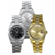 【ROSDENTON 勞斯丹頓】公司貨R1 榮耀總裁晶鑽機械腕錶-銀白面-男錶-錶徑35mm(97627MF-4W)