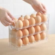 【E.dot】30顆裝 雞蛋收納盒/雞蛋保護盒(冰箱收納盒/雞蛋盒)