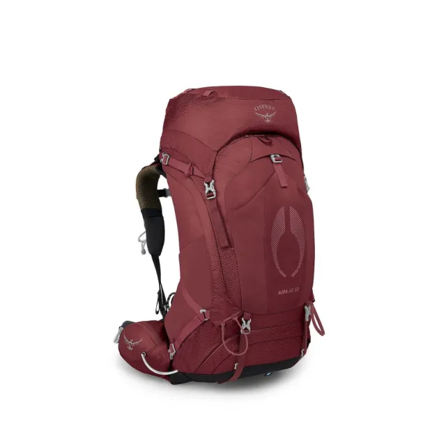 【Osprey】雙11 Aura AG 50 女 網架登山背包 莓果冰沙(10004015)