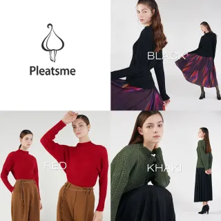 斷碼福利Pleatsme高訂鑽石褶襉上衣(U)