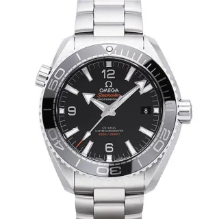 【OMEGA 歐米茄】海馬 Planet Ocean 600米潛水機械錶x黑面x43.5mm(215.30.44.21.01.001)
