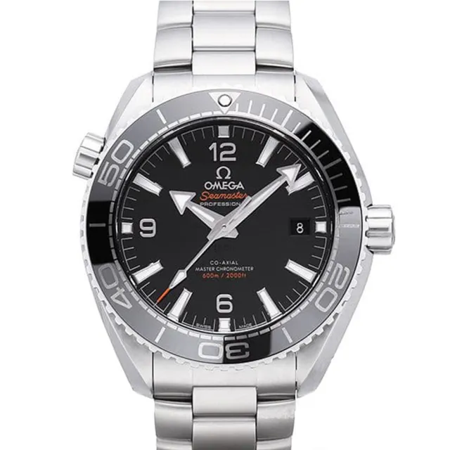 【OMEGA 歐米茄】海馬 Planet Ocean 600米潛水機械錶x黑面x43.5mm(215.30.44.21.01.001)