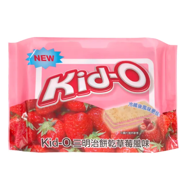 【KID-O】分享包三明治餅乾340g(奶油/檸檬/巧克力/草莓)