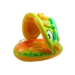 【kingkong】卡通可拆式帶棚遮陽艇 游泳充氣坐圈(泳圈/水上玩具)