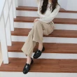 【WYPEX】現貨+預購 質感金幣真皮樂福鞋女鞋 粗跟通勤上班皮鞋(2色)