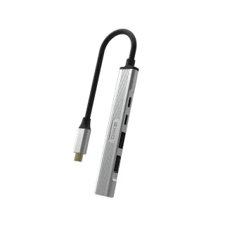 【DIKE】DAO110SL 5合一 TypeC/USB 多功能HUB集線器(高速傳輸/可PD充電)