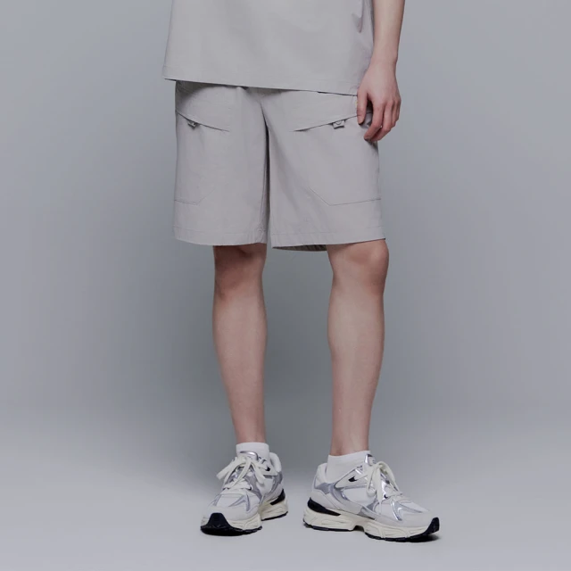 國家地理服飾官方旗艦 男裝 ACTIVE 運動長褲 - 炭黑