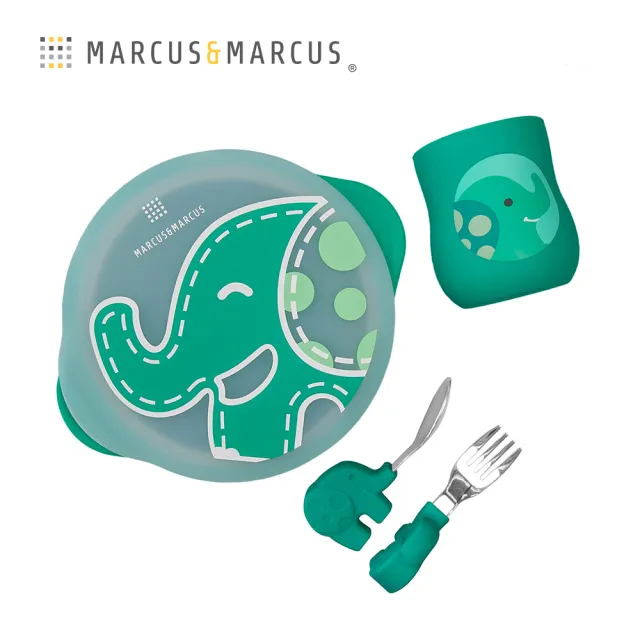 【MARCUS&MARCUS】動物樂園用餐訓練學習禮盒組(多款繽紛任選)