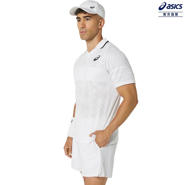 asics 亞瑟士 POLO 衫 男款 PROFIT ACTIBREEZE 網球上衣(2041A283-100)