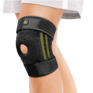 【Bracoo 奔酷】雙支撐透氣親膚可調護膝(KP32)