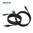 【NOKIA】鋁合金雙傳輸線超值組_17W USB 雙孔 2.4A快充充電器(E6310+P8201 Combo)