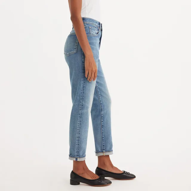 【LEVIS 官方旗艦】MADE IN JAPAN MIJ日本製 女款 高腰修身牛仔褲 / 彈性面料 熱賣單品 A5893-0004