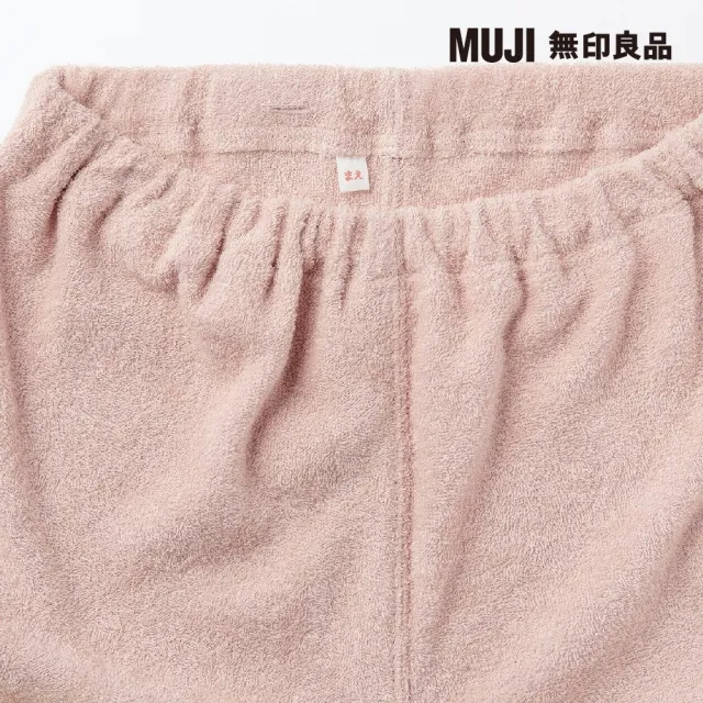 【MUJI 無印良品】兒童棉混雙面圈絨毛巾布短袖家居睡衣(共2色)