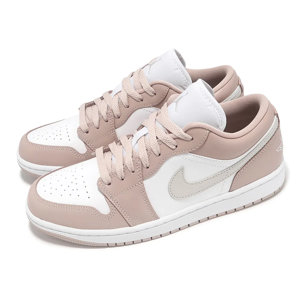 NIKE 耐吉】休閒鞋Wmns Air Jordan 1 Low 女鞋男鞋柔霧粉Crimson Tint(DC0774-120) - momo購物網-  好評推薦-2024年10月