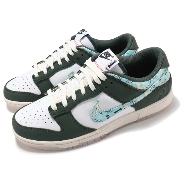 NIKE 耐吉 休閒鞋 Dunk Low Retro Hoops Fireball 男鞋 女鞋 墨綠 火球(HF5693-141)