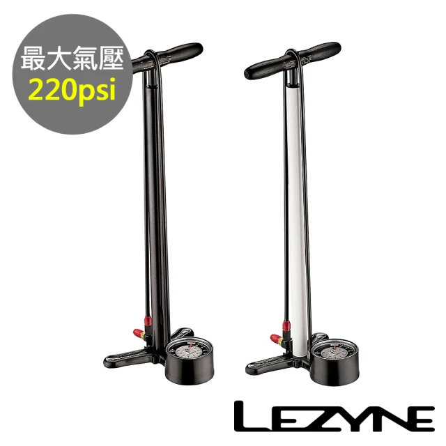 【LEZYNE】立地式打氣筒 220psi 美法嘴兩用 CLASSIC FLOOR DRIVE 3.5+(直立式/灌氣/補胎/自行車/單車)