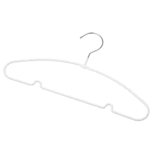 【NITORI 宜得利家居】防滑衣架 孩童衣架 LM01 WH 5P(防滑衣架 孩童衣架 衣架 LM01)